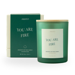 Geurkaars 'you are fire' -...