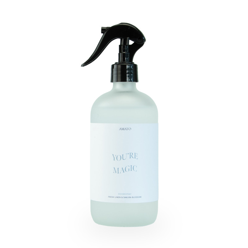 Roomspray 'you're magic' - Fresh linen & sakura blossom