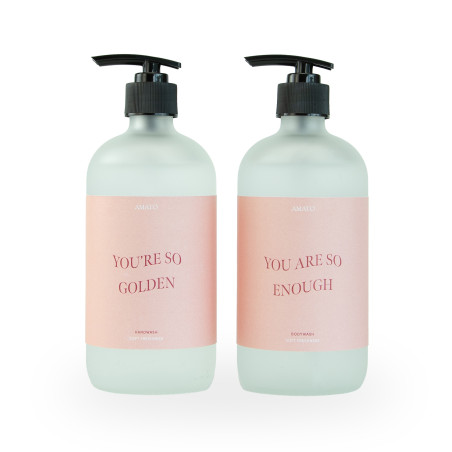 Coffret cadeau savon pour les mains & gel douche 'make self-love great again' - Rainforest